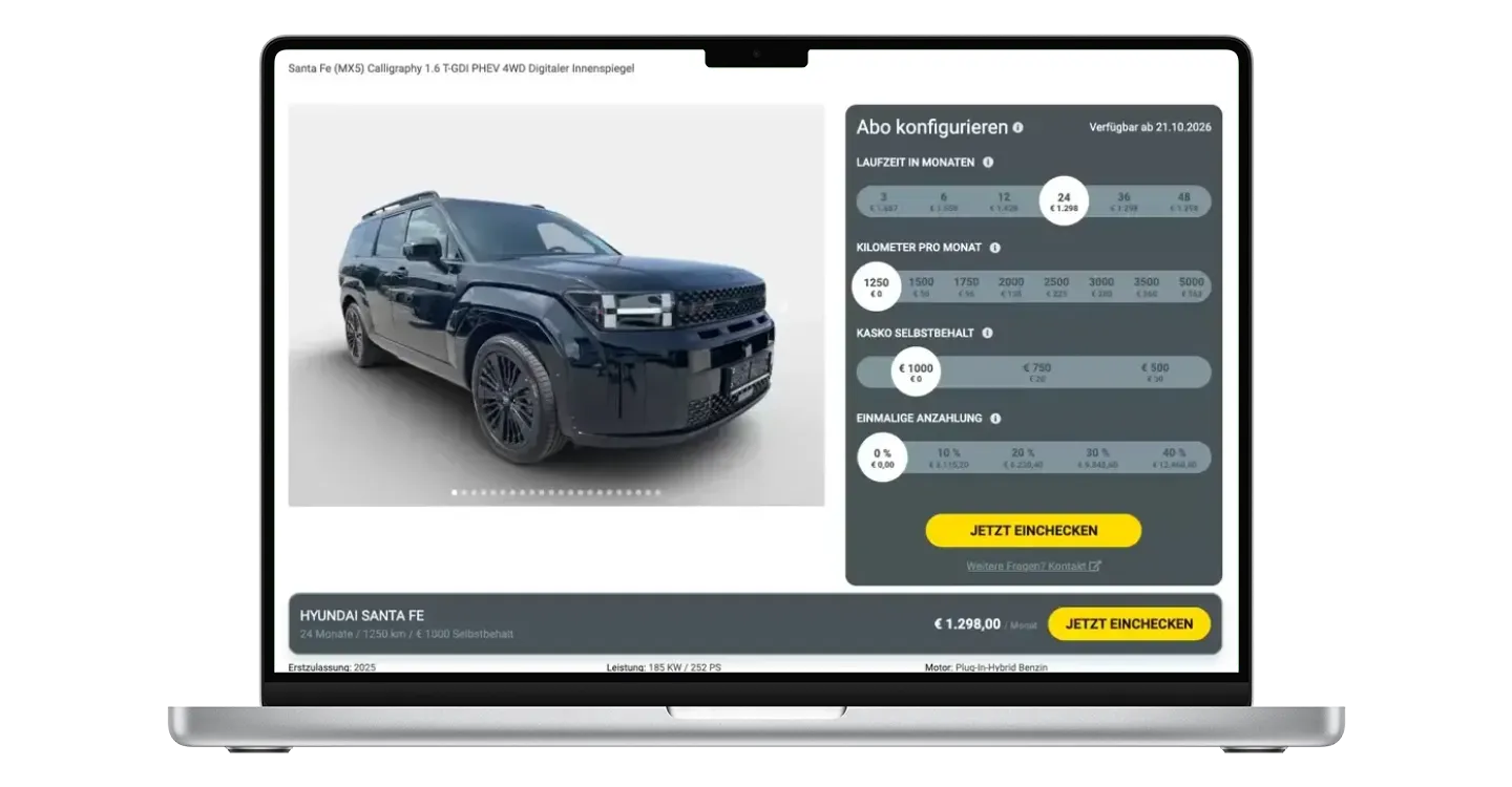 Checkdrive-Abo-Konfiguration als Video auf einem MacBook