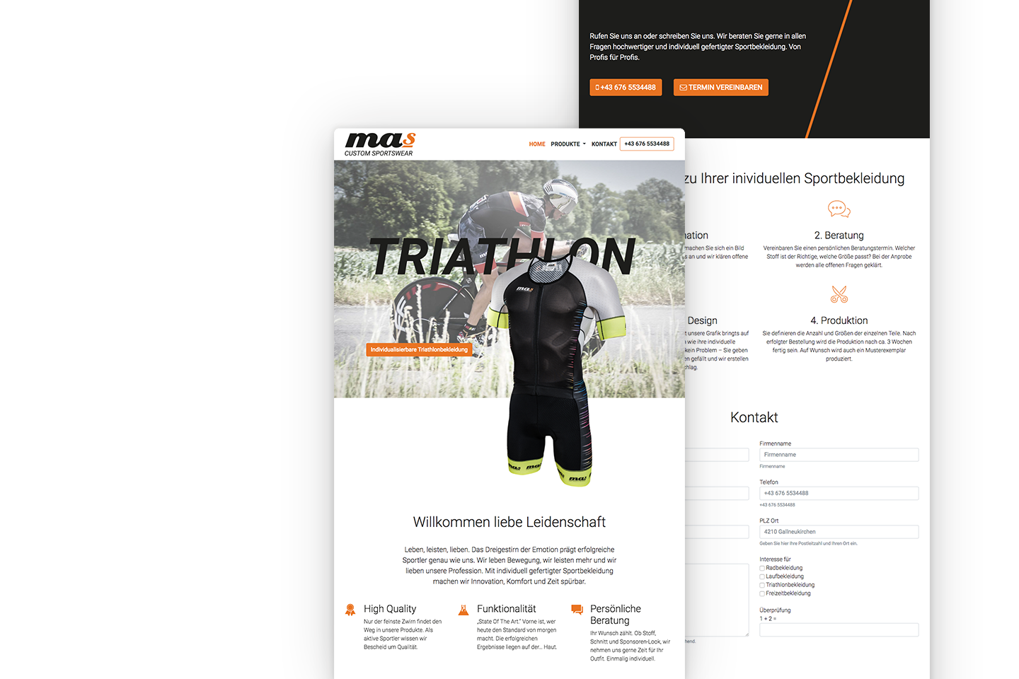 masport-factory.com Responsive Website - Webansicht masport-factory.com Responsive Website - Webansicht